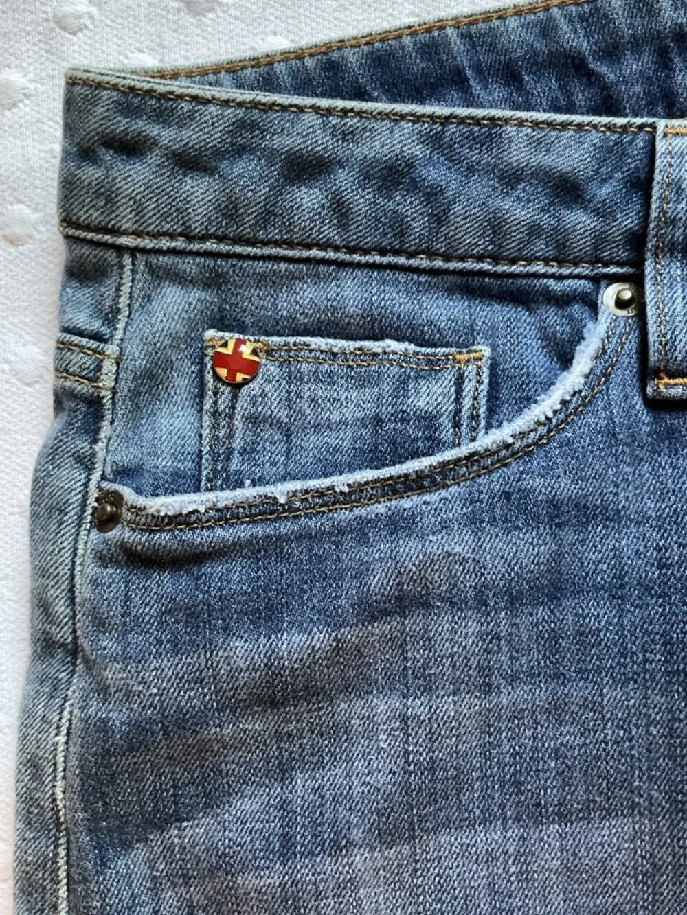 Hudson Women’s Hailey Short Denim Jean Skirt, Blue, Sz 28
